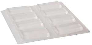 Shepherd Hardware 9963 Bumper Pad, 1/2 x 1 in, Rectangular, Vinyl, Clear