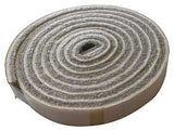 Shepherd Hardware 6710 Commercial Strip, Felt, Beige, 58 in L, 1/2 in W, Roll