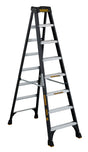 DeWALT by Louisville DXL3010-08 Step Ladder, 147 in Max Reach H, 7-Step, 300 lb, Type IA Duty Rating, 3 in D Step