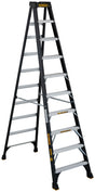 DeWALT by Louisville DXL3010-10 Step Ladder, 170 in Max Reach H, 9-Step, 300 lb, Type IA Duty Rating, 3 in D Step