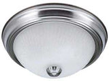 Canarm IFM21351 Ceiling Light Fixture, 2-Lamp, Brushed Pewter Fixture