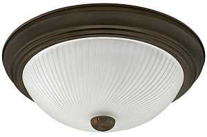 Canarm IFM21313 Ceiling Light Fixture, 2-Lamp, Oil-Rubbed Bronze Fixture