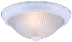 Canarm IFM211WH Ceiling Light Fixture, 2-Lamp, Steel Fixture, White Fixture