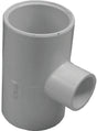 IPEX 435797 Reducing Pipe Tee, 1-1/4 x 1-1/4 x 1/2 in, Slip x Slip x Slip, PVC, White, SCH 40 Schedule