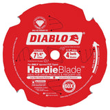 Diablo D0704DH Circular Saw Blade, 7-1/4 in Dia, 5/8 in Arbor, 4-Teeth, Polycrystalline Cutting Edge