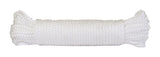 Ace 3/16 in. D X 50 ft. L White Braided Poly Rope