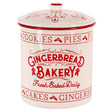 Gerson Red/White Gingerbread Bakery Cookie Jar 8 in., Pack of 4