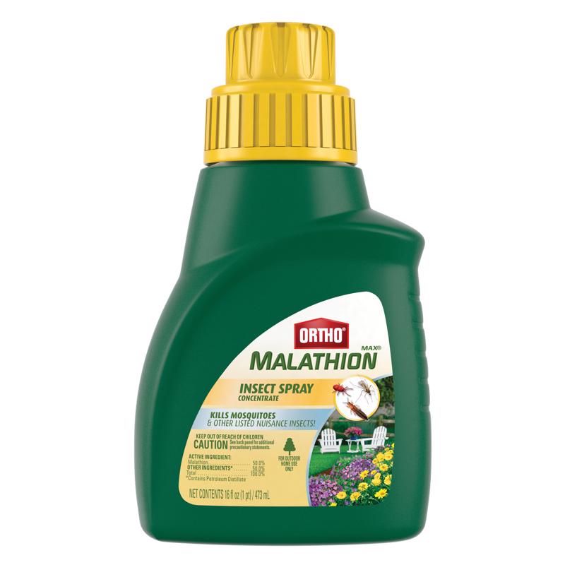 Ortho MAX Malathion Insect Killer Liquid Concentrate 16 oz, Pack of 6