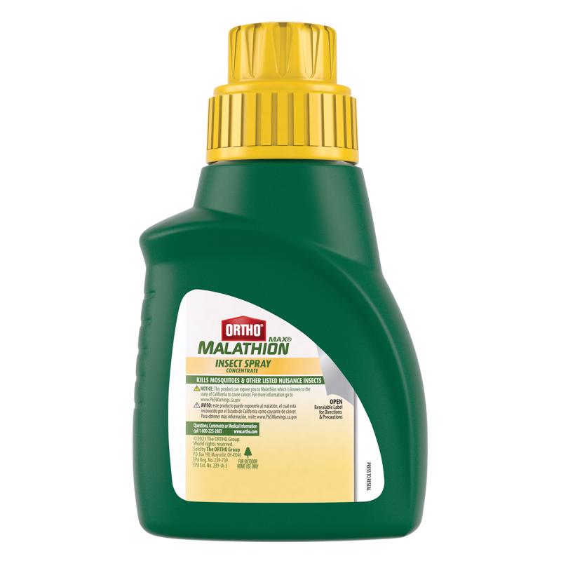 Ortho MAX Malathion Insect Killer Liquid Concentrate 16 oz, Pack of 6