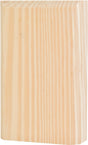 Waddell BTB25 Trim Block Moulding, 4-1/2 in L, 2-3/4 in W, 1 in Thick, Pine Wood