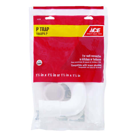 Ace 1-1/2 in. D Plastic P-Trap