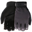 Boss B52011-XL Utility Gloves, XL, Reinforced Thumb, Open Cuff, Synthetic Leather, Dark Gray