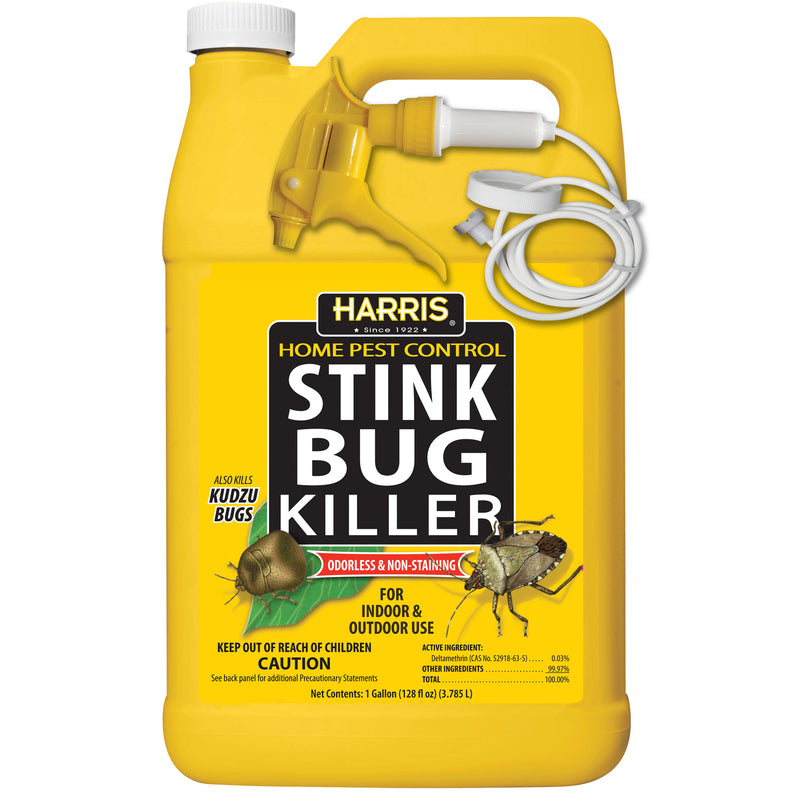 Harris STINK-128 Stink Bug Killer, Liquid, Spray Application, 1 gal