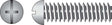 HILLMAN No. 1/4-20 X 1-1/2 in. L Combination Round Head Zinc-Plated Steel Machine Screws 100 pk