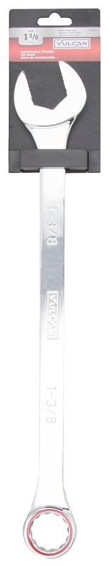 Vulcan MT6547511 Combination Wrench, SAE, 1-3/8 in Head, Chrome Vanadium Steel