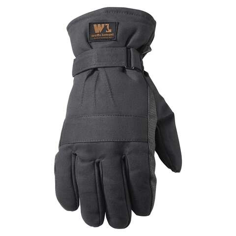 Wells Lamont Men's Outdoor Winter Gloves Black L 1 pk