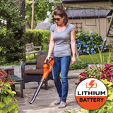 Black+Decker 130 mph 100 CFM 20 V Battery Handheld Sweeper Kit (Battery & Charger)