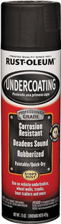 Rust-Oleum Automotive 248656 Undercoating Spray Paint, Black, 15 oz Can