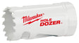 Milwaukee Hole Dozer 49-56-0012 Hole Saw, 5/8 in Dia, 1-5/8 in D Cutting, 1/2-20 Arbor, 4/6 TPI