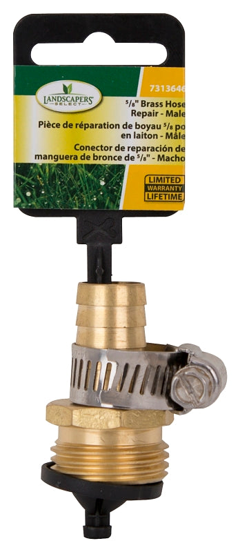 Landscapers Select GB958M3L Hose Coupling, 5/8 to 3/4 in, Male, Brass