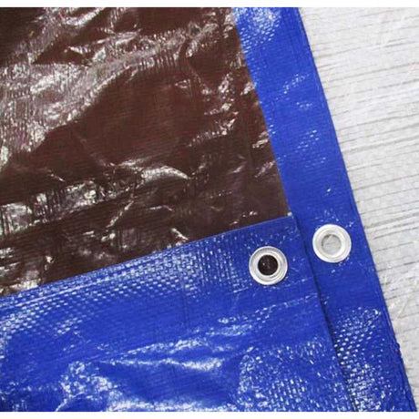 Ace 8 ft. W X 10 ft. L Medium Duty Polyethylene Tarp Blue/Brown