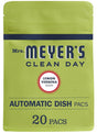 Mrs. Meyer's 14264 Dishwasher Soap Pack, Citrus, White