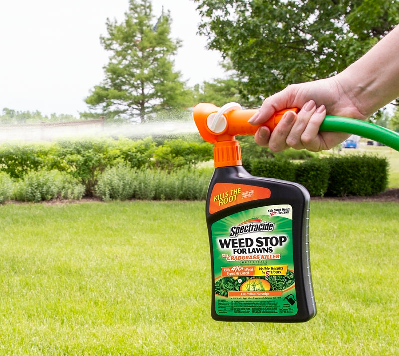 Spectracide HG-95703 Weed and Crabgrass Killer, Liquid, Brown, 32 oz