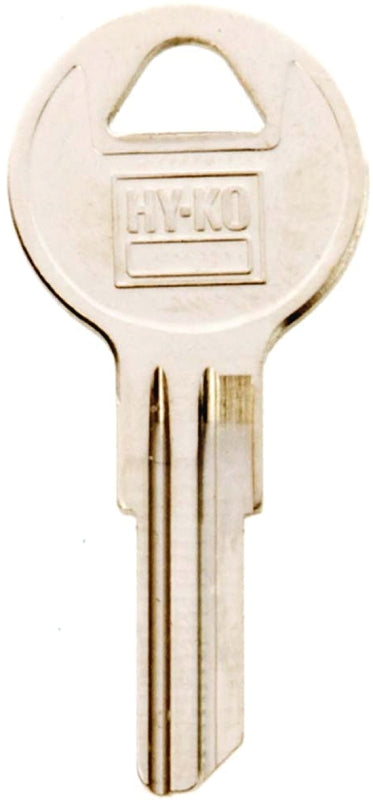 Hy-Ko 11010Y11 Key Blank, Brass, Nickel, For: Yale Cabinet, House Locks and Padlocks, Pack of 10