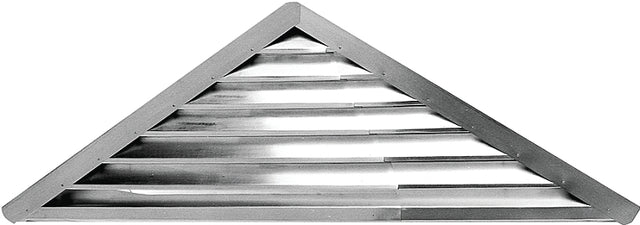 Lomanco LomanCool 900 Series 911 Adjustable Louver, 56-1/4 in W, Rectangular, Aluminum, Brown/Mill/White, Mill