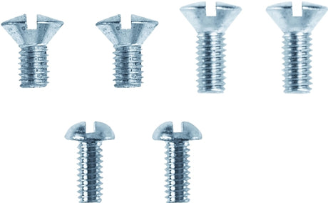 Danco 88355 Faucet Handle Screw Kit, Stainless Steel, Includes: (2) #35636B, (2) #35657B, (2) #35141B Screws