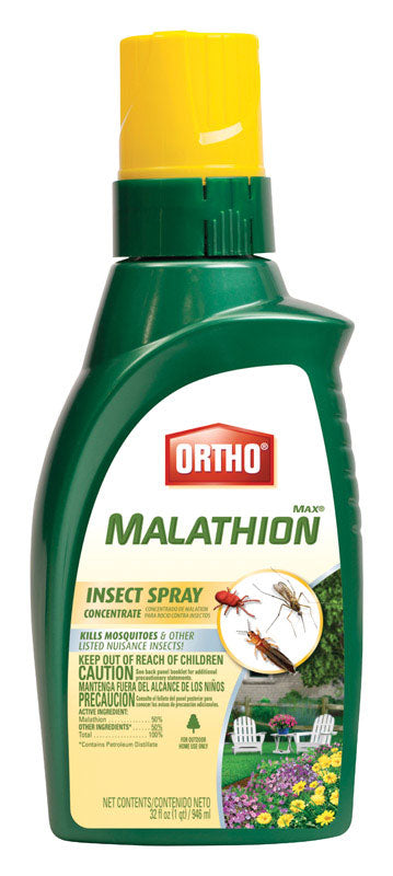 Ortho Max Malathion Insect Killer Liquid Concentrate 32 oz, Pack of 6