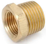 Anderson Metals 756110-0802 Hex Pipe Bushing, 1/2-14 x 1/8-27 in, MNPT x FNPT, 1000 psi Pressure