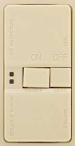 Eaton Wiring Devices SGFD20V GFCI Face Receptacle, 2 -Pole, 20 A, 125 V, Back, Side Wiring, NEMA: 5-20R, Ivory