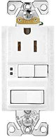 Eaton TRSGFS15W-M-L Receptacle, 125 V, 15 A, NEMA: NEMA 5-15R, White