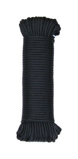 SecureLine 5/32 in. D X 100 ft. L Black Braided Nylon Paracord
