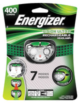 Energizer ENDHDFRLP Headlight, LED Lamp, 400 Lumens