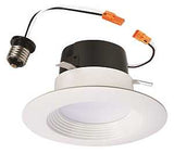 Halo LT4 Series LT460WH6930R Recessed Downlight, 8 W, 120 V, LED Lamp, Matte