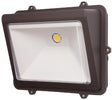 Halo WP5550LBZ Flood Light, 120 V, 50 W, LED Lamp, 180 deg Beam, 5500 Lumens, 5000 K Color Temp, Aluminum Fixture