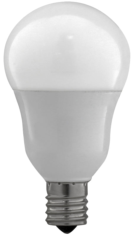 Feit Electric BPA1560N/950CA/2 LED Bulb, General Purpose, A15 Lamp, 60 W Equivalent, E17 Lamp Base, Dimmable, White, Pack of 6