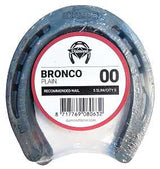 Diamond Farrier 00PLAINPR Bronco Plain Horseshoe, 5/16 in Thick, 00, Steel