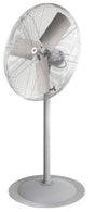 TPI ACU ACU 30-P Unassembled Pedestal Circulating Fan, 120 VAC, 2.7 A, Aluminum Blade, Steel Housing Material, Gray