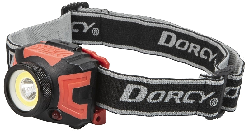 Dorcy Ultra HD 41-4335 Headlamp, AAA Battery, Alkaline Battery, LED Lamp, 530 Lumens, Spot Beam, 105 m Beam Distance