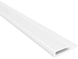 Fasade 923-01 J-Trim, 18 in L, PVC, Matte, White