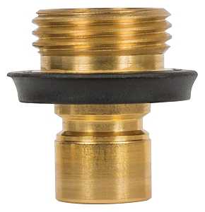 Gilmour 871514-1001 Quick Connect Set with Shut Off, Male Threaded, Metal/Rubber, Pack of 12