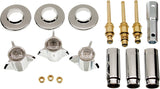 Danco 39620 Remodeling Trim Kit, Brass, Classic Chrome, For: Sayco Shower Valves