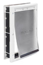 PetSafe PPA00-10959 Pet Door, 1/16 to 2 in Door, 8-1/8 x 12-1/4 in Flap Opening, Plastic, White