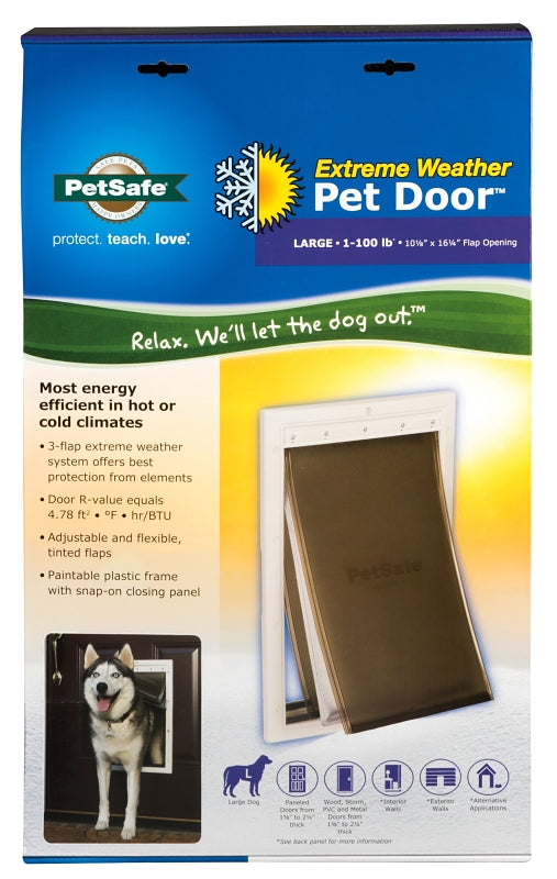 PetSafe PPA00-10986 Pet Door, White