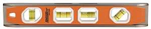 Johnson 1435-1200 Torpedo Level, 12 in L, 4-Vial, Aluminum, Black