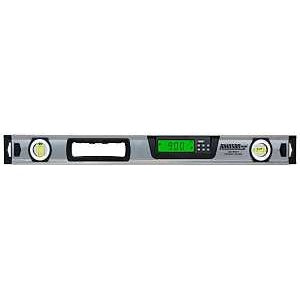 Johnson 1760-2400 Digital Box Level, 24 in L, 2-Vial, Aluminum