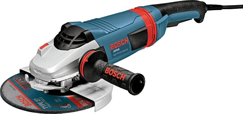 Bosch 1974-8 Large Angle Grinder, 15 A, 5/8-11 Spindle, 7 in Dia Wheel, 8500 rpm Speed